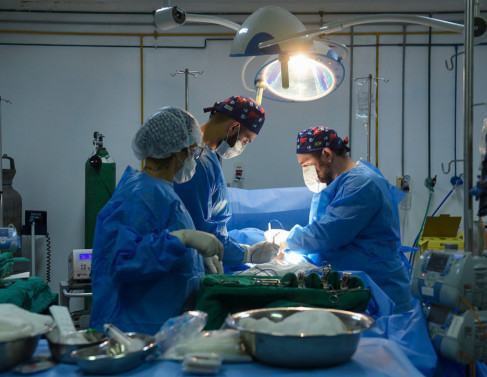 M&eacute;dicos em a&ccedil;&atilde;o no HFM