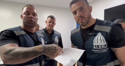 Poubel, Alan Lopes e Rodrigo Amorim no HGG, em 2023