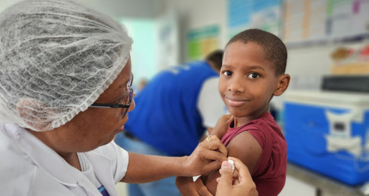 Crianças fazem parte do grupo prioritário