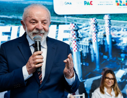 Lula na inaugura&ccedil;&atilde;o da termel&eacute;trica GNA II