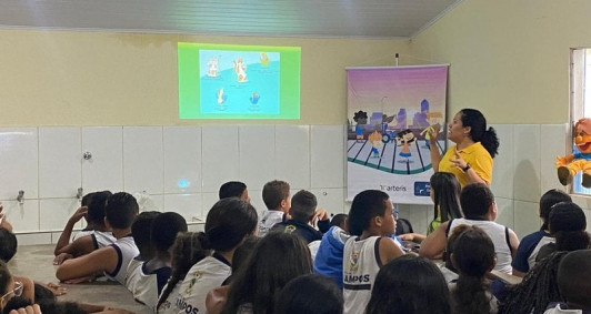 Arteris Fluminense e PRF fazem ação sobre educação no trânsito para crianças 