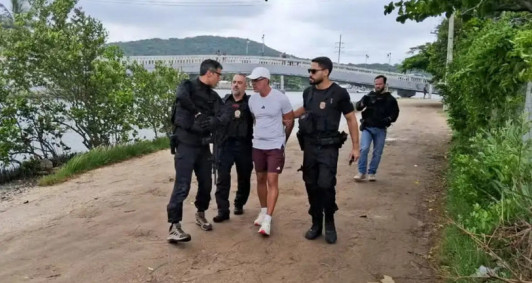 Ele foi preso em Cabo Frio