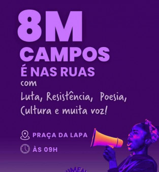 Atividades v&atilde;o marcar o 8 de mar&ccedil;o em Campos