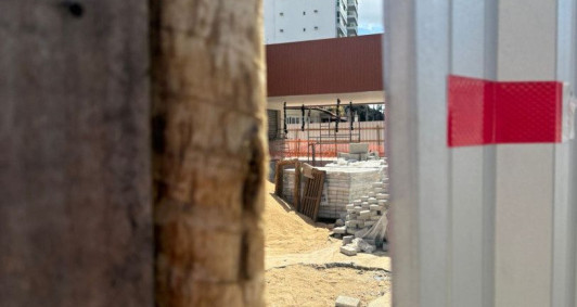 Obra na Pracinha do Sossego