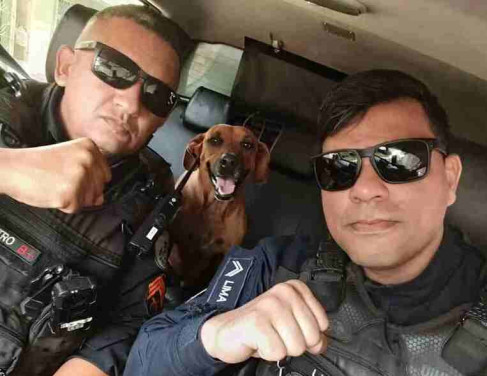 Caramelo Chor&atilde;o e parceiros de farda