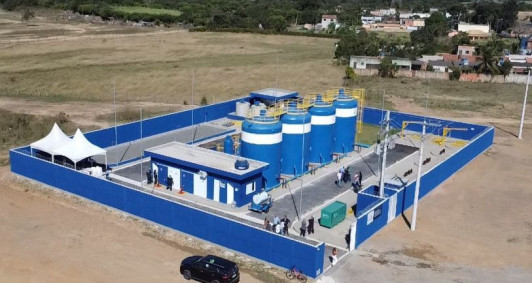 Inaugura��o da ETE Saraiva (Fotos: Divulga��o)