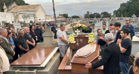 Sepultamento do pai da deputada estadual Carla Machado