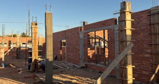 Obras da nova UBS de Barra do Itabapoana