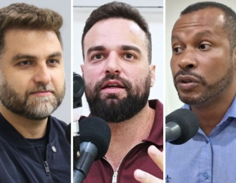 Wladimir Garotinho, Caio Vianna e Leon Gomes