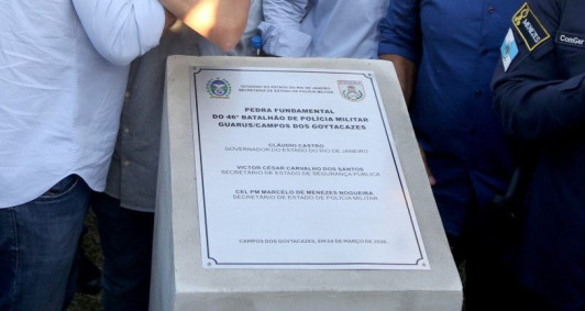 Pedra fundamental do 46&ordm; Batalh&atilde;o de Pol&iacute;cia Militar foi lan&ccedil;ada em mar&ccedil;o