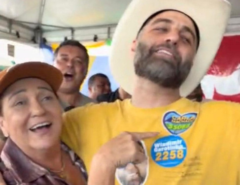 Carla Machado e Wladimir Garotinho