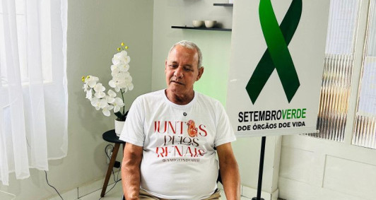 Vilmar Mota passou pelo transplante renal em 2021
