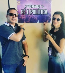 Workshop F&eacute; e Pol&iacute;tica no Dia Nacional da Juventude 2019.
