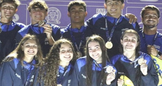 Sele&ccedil;&atilde;o do Rio de Janeiro conquista ouro no revezamento