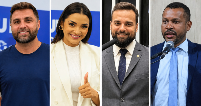 Wladimir, Madeleine, Caio e Leon