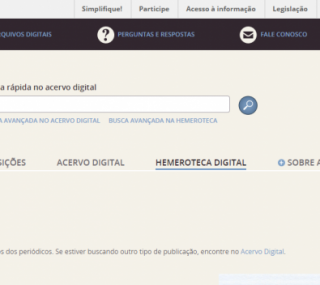 Plataforma virtual possibilita pesquisas em diversos jornais, revistas, anu&aacute;rios e boletins  