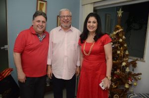Ano passado, o Natal de Jonas Lopes foi na casa do casal Garotinho