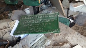 Placa hist�rica de inaugura��o