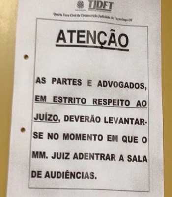 Juizite no DF